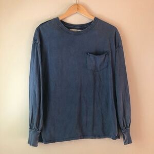 ➿ Free People | Oversized Long Sleeve Top